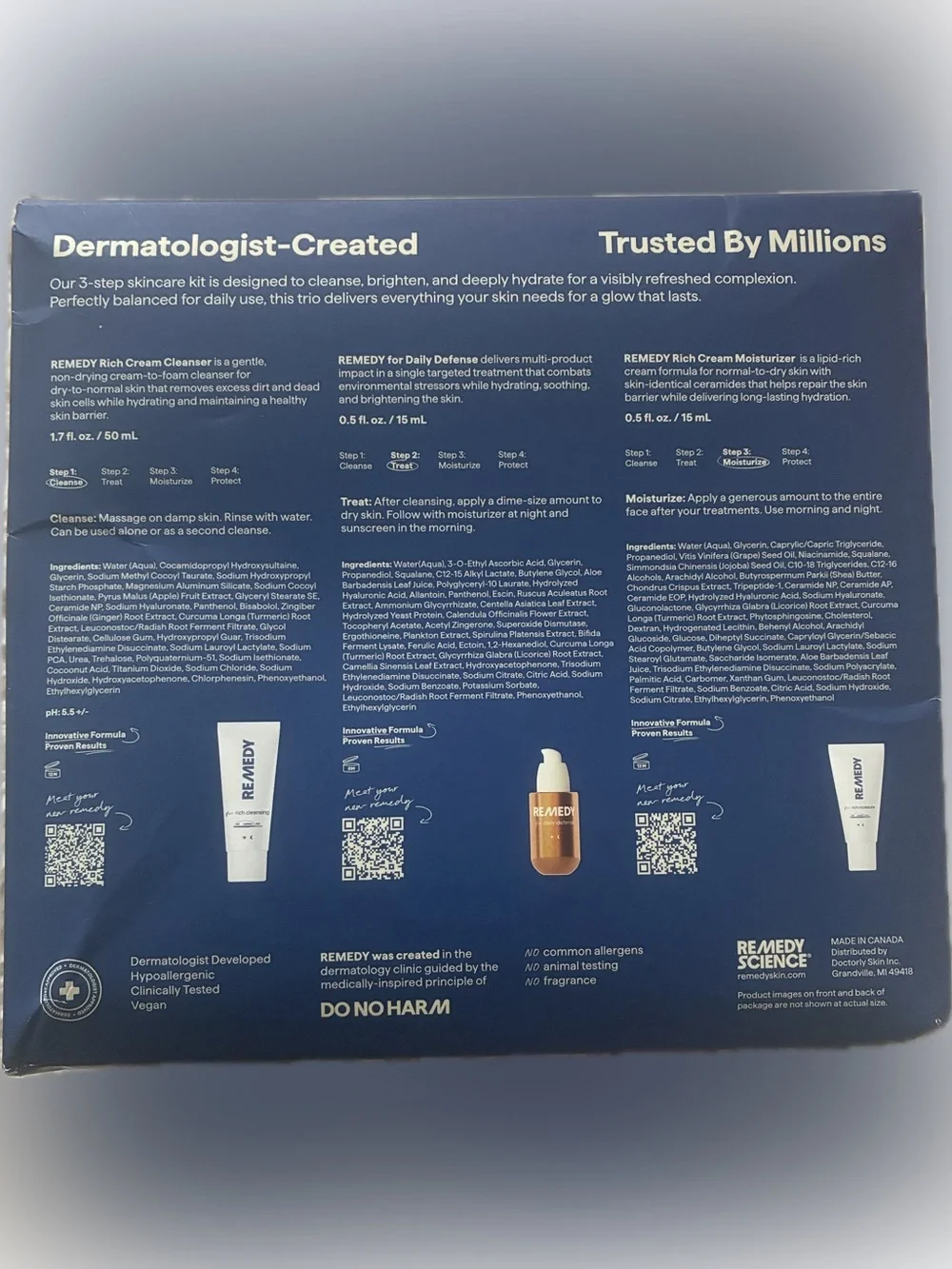 Remedy Skin Brightening 3-Piece Skincare Kit
